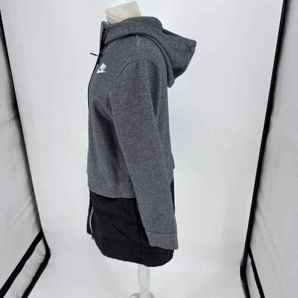 Nike Sportswear Advance 15 AV15 Parka Jacket Grey Black Women's Small - Picture 3 of 6